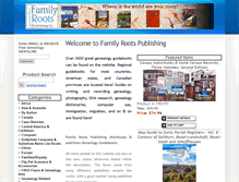 Tablet Screenshot of familyrootspublishing.com